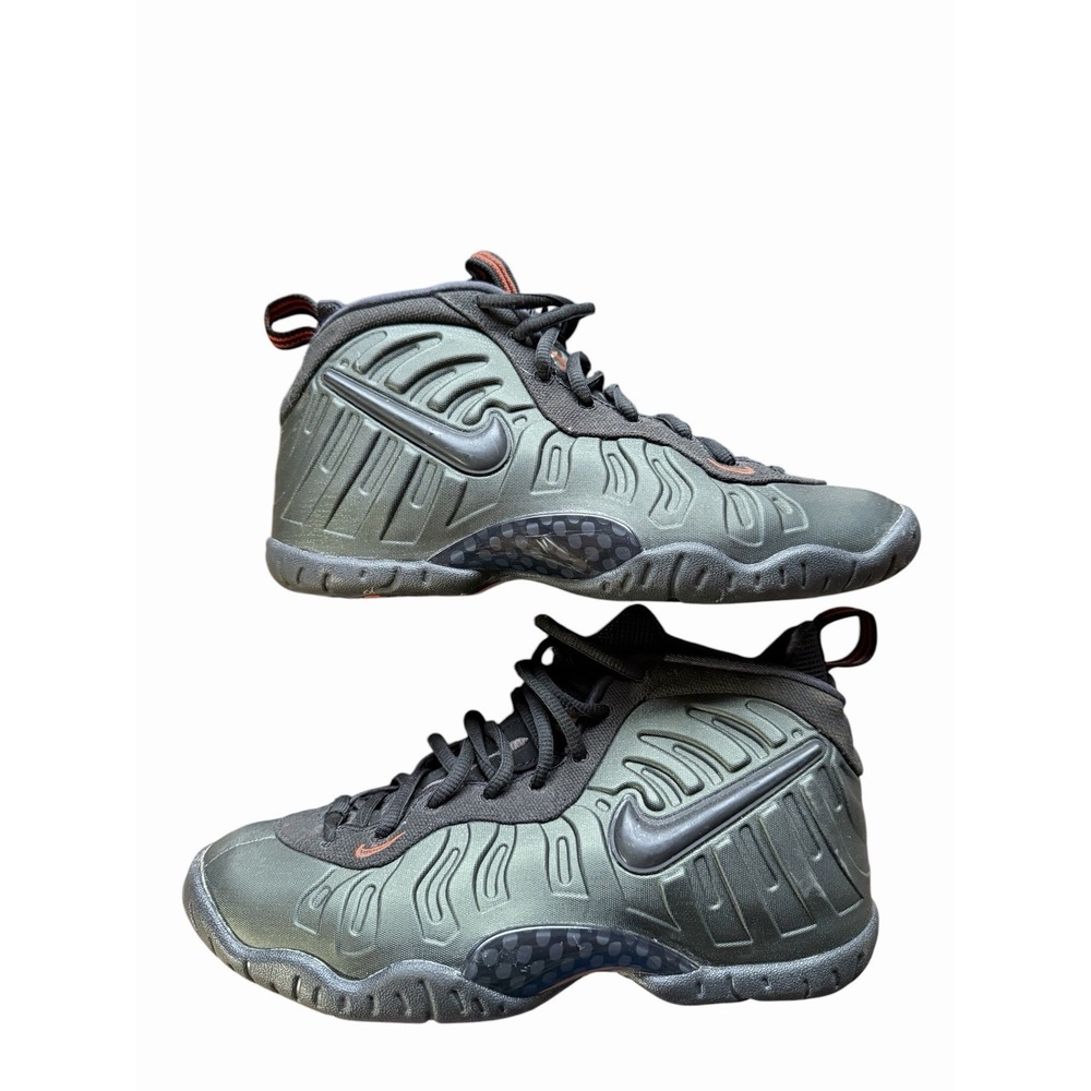 Nike Little Posite Pro PS 'Sequoia' 2018 – Size 5.5 Youth Dark Green Foamposite
